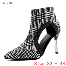 High Heels Women Pumps High Heel Shoes Stiletto Woman Party Wedding Shoes Kitten Heels Plus Size 32 33 - 41 42 43 44 45 46 47 48 2024 - buy cheap