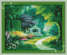 Greenwood scenery Aida cross stitch kits cotton 14ct white 11ct printed embroidery DIY handmade needle work home decor ricamo 2024 - buy cheap