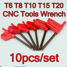 T6 T8 T10 T15 T20 CNC Tools Wrench 10pcs/set Free shipping 2024 - buy cheap