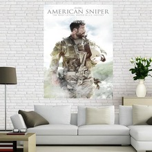 Impresiones de francotirador americano personalizadas, lienzo de pintura para pared, póster de seda, impresión de tela artesanal, póster de tela 2024 - compra barato