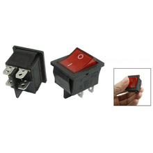 Interruptor liga-desliga para barco kcd4, novo estilo, 2 pçs, 4 pinos, rocker, 15a/20a, ac, 250v/125v