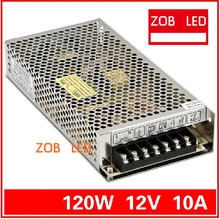 Fuente de alimentación conmutada LED, 120W, 12V, 10A, 85-265AC, para tira de luces LED, salida de 12V, 2 uds./lote 2024 - compra barato