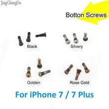 JCD 2pcs/lot Back Cover Screw for iPhone 7 Pentalobe Dock Bottom Case Screws Black/Silver/Gold/Rose gold 2024 - buy cheap