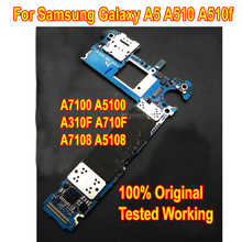 Original Tested Working Mainboard Motherboard Circuits Fee Flex Cable For Samsung GALAXY A5 A510F A510S A510L A710M A7100 A5100 2024 - buy cheap