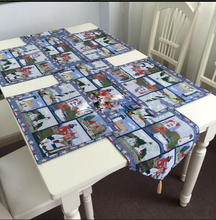 Christmas Dec Mediterranean sea style Table Runner Dinner mat Place mat Jacquard home Ornament wholesale  FG143 2024 - buy cheap