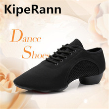 Men's Latin Ballroom Dance Shoes Professional Black Canvas Latin Ladies Shoes Large Size Low with Tango Ballroom Dance Shoes 2024 - buy cheap