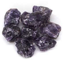 Pedras de cristal de ametista natural, pedras energicas para cura reiki 200g 2024 - compre barato