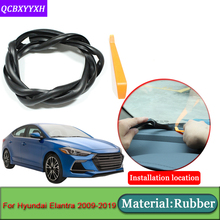 Автостайлинг для Hyundai Elantra 2009-2019, антизвуконепроницаемые не пропускающие шума пылезащитные уплотнительные ленты на лобовое стекло автомобиля, аксессуары 2024 - купить недорого