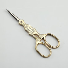 1 X Gold The Big Ben Tailor's Scissors Embroidery Sewing Scissors 2024 - купить недорого