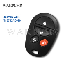 Controle remoto para toyota avalon (austrália), 4 botões, 433mhz, ótimo esportivo, sx6, touring touring 2024 - compre barato