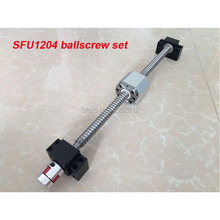 SFU1204 Ballscrew Set : 12MM Ball screw SFU1204 650 700 800 900 1000 mm end Machined +Ball Nut + BK10 BF10 Support for cnc parts 2024 - buy cheap