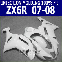 pure white ZX-6R For Kawasaki Ninja zx6r 2008 08 Fairings 07 2007 Fairing kit (100%FIT) Injection molding S69 2024 - buy cheap