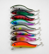 8PCS/Lot Fishing lures 9CM-12.8G-6# Hooks Minnow  wobbler isca artificial hard bait fishing tackle Swimbait tackleAll depth 2024 - buy cheap