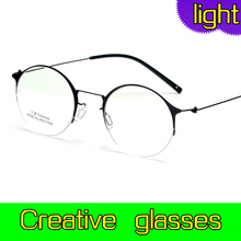 Creative eyeglasses: Screwless Pure hand-made B titanium  frame for unisex Oculos myopia prescription eyewear original package 2024 - buy cheap