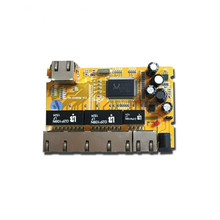 OEM/ODM RTL8367 6 port 10/100/1000Mbps  gigabit ethernet switch module PCB Industrial OEM/ODM 6 Port 10/100/1000M realtek PCBA 2024 - buy cheap