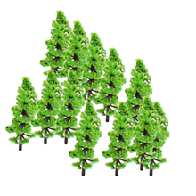 Model Fir Tree Train Set Plastic Trunks Scenery Landscape N Z - 100PCS  Plastic DIY Accessory for Sand Table Scenery Building 2024 - buy cheap