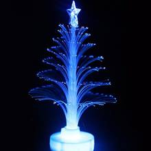 Colorful Christmas Decoration Children Xmas Light Colorful LED Fiber Optic Nightlight Chrismas Tree Lamp Ornamental light gift 2024 - buy cheap