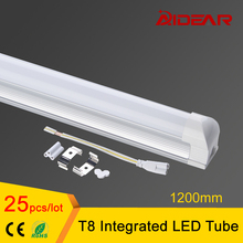 Integrated led tube T8 1200mm 18W, CE Rohs 4ft led tube with cheap price 2024 - buy cheap
