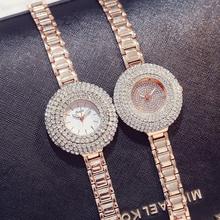 Orologio donna luxo diamante relógios femininos marca superior pulseira de aço inoxidável menina relógios de ouro moda presente bayan kol saati 2024 - compre barato