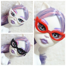 200PCS/LOT  Factory Wholesale Cheap Mini Dolls Accessories Plastic Glasses For Dolls 2024 - buy cheap