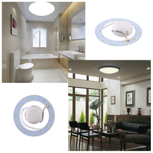 12W 24Leds LED Ring Panel Circle Light Round Ceiling Board AC220V SMD 5730 LED Circular Lamp Board For Dining Room Pure White 2024 - buy cheap