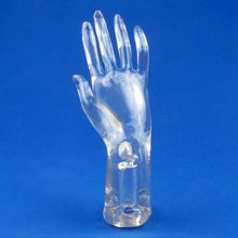 Free Shipping!! Best Value New Transparent Hand Mannequin Fashionable Clear Hand Model Hot Sale 2024 - buy cheap