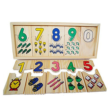 1 Set Wooden Learning Numbers Puzzle Board Educational Learning Math Toy with Storage Box Educational Learning Toys For Children 2024 - buy cheap