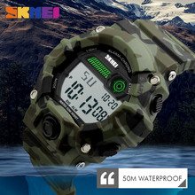 New SKMEI Men Digital Army Watch Fashion Multi-functional Chronograph Sports Watches 50M Waterproof Military Watch Wristwatches 2024 - buy cheap