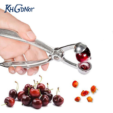 High Quality Cherry Pitter Aluminum Oliver Corer Cherry Core Remover Easy Squeeze Stoner Kitchen Accessories 2024 - buy cheap