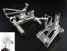 Waase CNC ajustable piloto trasero conjuntos Rearset reposapiés pie resto clavijas de plata para 2013-2014 BMW HP4 K42 2024 - compra barato