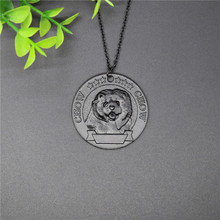 Novo vintage chow chow medalha colar estilo retro metal chow chow pingente colar feminino jóias cão 2024 - compre barato