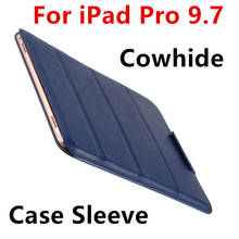 Чехол из воловьей кожи для iPad Pro 9,7, защитный смарт-чехол для планшетного ПК, защитный чехол из натуральной кожи для Apple iPad 7, чехлы 9,7 дюйма 2024 - купить недорого