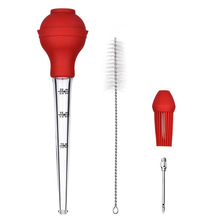 1SET BBQ Meat Marinade Flavour Injector Syringe Sauce Seasoning Gadget Needle with Cleaning Brush PJ 003 2024 - buy cheap