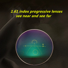 1.61 multi-focal progressive lenses anti scratch UV protection CR39 aspherical resin& anti-radiation lenses for prescripition 2024 - buy cheap