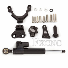 CNC Motocicleta Steering Damper Estabilizador Z900 Suporte Suporte de Montagem Kit Para Kawasaki Z 900 2017-2020 2018 2019 Acessórios 2024 - compre barato