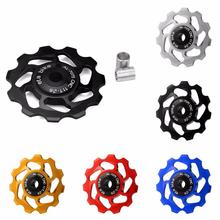 11T MTB Bicycle Rear Derailleur Jockey Wheel Ceramic Bearing Pulley Road Bike Guide Roller Idler 4mm 5mm 6mm 2024 - buy cheap