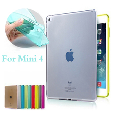 Para ipad mini 4 caso claro transparente silicone caso macio tpu capa traseira tablet caso para apple ipad mini4 a1538 a1550 # c 2024 - compre barato