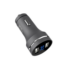 Cargador USB de carga rápida para coche, Cargador Universal de teléfono móvil de 5V 2.1A, doble USB, para Samsung, Xiaomi, tableta 2024 - compra barato