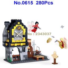 280pcs Assassin Legend Medieval Castle Knight Arms Library Building Block Toy 2024 - buy cheap