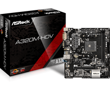 DHL free shipping ,ASROCK AMD A320 Chipset AM4 Interface A320M-HDV Desktop PC Motherboard Micro-ATX 2024 - buy cheap