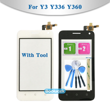 High Quality 4.0" For Huawei Y3 Y336 Y360 Touch Screen Digitizer Sensor Outer Glass Lens Panel 2024 - buy cheap