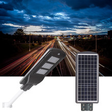 Outdoor Motion Sensor Solar Powered LED Pole Wall Street Path Solar Light For Garden 3 Working Mode Solar Lamp 20W 40W 60W 2024 - buy cheap