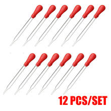 12Pcs 10ml Glass Pipette Pipet Dropper Medicine Laboratory Dropper With Red Rubber Head Lab Supplies 2024 - buy cheap