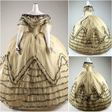 Historical  Civil War Southern Belle Gown evening Dress/Victorian Lolita dresses/scarlett dress US6-26 SC-937 2024 - buy cheap