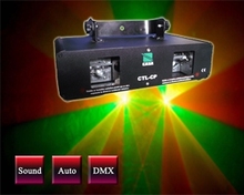 Equipo de dj rojo + verde DMX etapa láser para disco show 2024 - compra barato