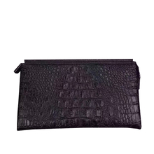 Crocodile Pattern Men clutch bag men large Wallet genuine leather Card Holder wallet male mobile phone bag men three layer Purse 2024 - buy cheap