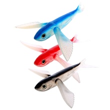 Bionic fish lure bait large wings Fishing Lure Seawater Fishing Bait Flying Boat Trolling Tuna Mackerel Soft Bait 2024 - buy cheap