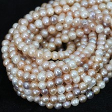 Multicolor freshwater natural pearls wholesale price high quality nearround loose beads fit necklace bracelet jewels15inch B1362 2024 - buy cheap