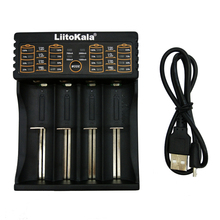 LiitoKala Lii-402 18650 battery charger 1.2V 3.7V 3.2V 3.85V AA/AAA 26650 10440 14500 16340 18350 battery smart charger 2024 - buy cheap