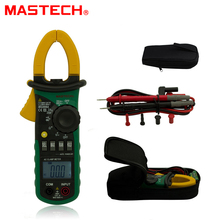 MASTECH-Medidor de abrazadera Digital MS2008A, amperímetro, voltímetro, ohmímetro con retroiluminación LCD, probador de voltaje de corriente 2024 - compra barato